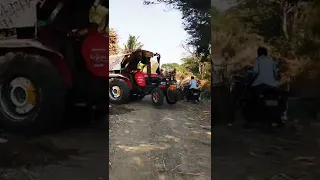 Mahindra Arjun Ultra Di 605 with trailer pulling in sugar cane 💥🚜