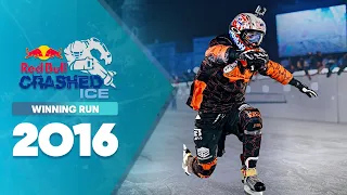 Cameron Naasz' Winning Run in Québec City 🤩  | Red Bull Crashed Ice 2015