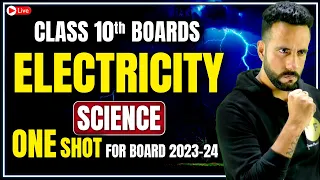 Electricity One Shot Physics Class 10th Science Complete Recall Board Exam 2023-24 with Ashu Sir