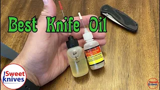 [108] How to lubricate and oil your knife - Pro Shot - Zero Friction - SweetKnives Review