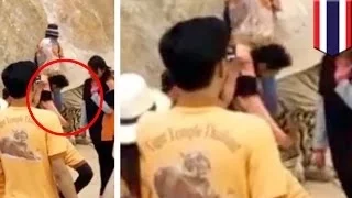 Сотрудник Тигриного монастыря ударил тигра кулаком в морду