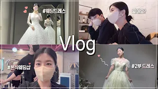 ENG) 드디어 본식드레스 골랐어요👰 결혼준비 VLOG❤️ 웨딩앨범공개ㅣ로즈로사ㅣ빌라드지디 수서ㅣ웨딩헤메ㅣ인생맛집공유ㅣ플라워미팅ㅣ결혼준비 브이로그ㅣ최모나