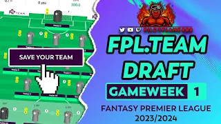 FPL: FPL.TEAM TEST DRAFT! | PRICES MAKE THIS DIFFICULT! | FANTASY PREMIER LEAGUE TIPS 2023/24