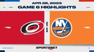 NHL Game 6 Highlights | Hurricanes vs. Islanders - April 28, 2023