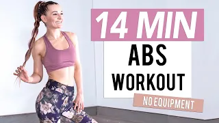 14 MIN ABS  WORKOUT | No Equipment | Monika Kolakowska