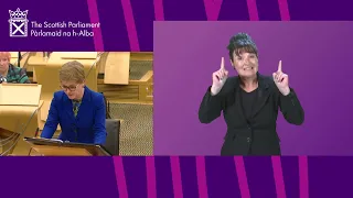 First Minister's Questions (BSL) - 8 September 2022