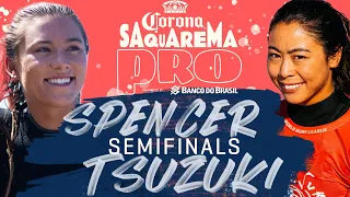 Alyssa Spencer vs Amuru Tsuzuki | Corona Saquarema Pro -  Semifinals Heat Replay