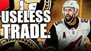HUGE Senators Trade Rumours That Are USELESS—Arizona Coyotes, Ottawa Trade W/ Derek Stepan? NHL News