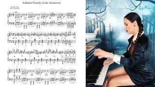 Addams Family Theme - piano solo music sheet