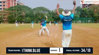 U16 cricket match in Kandivali, Mumbai | T20 match | I THINK BLUE VS AAREY BHASKAR | Highlights