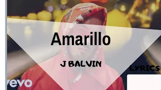 J. Balvin Amarillo (Lyrics) HD || MFG MOTIVATION