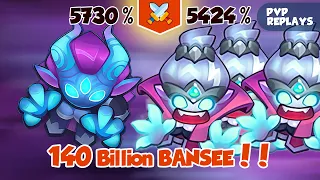 What?! Banshee Did 140 Billion vs Demon Hunter | PVP Rush Royale