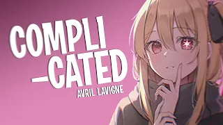 Nightcore - Complicated // Avril Lavigne (sped up) (Lyrics)