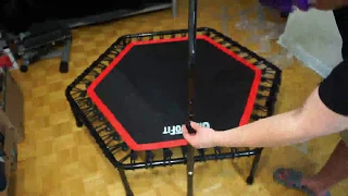 ONETWOFIT 48' Silent Mini Trampoline Review, Great for indoor fitness