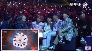 BTS react to IZ*ONE “La vie en rose” [MAMA 2018 in JAPAN]