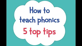 How to teach phonics – plus our 5 top tips!