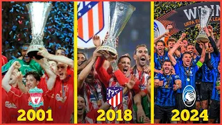 All UEFA EUROPE LEAGUE WINNERS ( UPDATED) 🏆🤩🔥