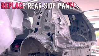 GAC AION Y Plus rear side accident repair| side panel replacement