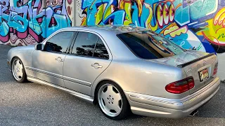 Mercedes Benz W210 E55 AMG springs AMG monoblock wheels