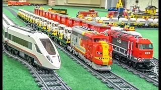 LEGO® train ACTION and CRASH COMPILATION!