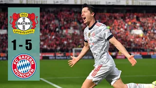 Bayer Leverkusen vs Bayern Munich 1-5 Highlights & Goals | 2021 HD