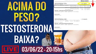 ACIMA DO PESO? TESTOSTERONA BAIXA? Como aumentar seus níveis hormonais?