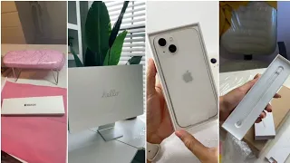 unboxing apple products •tik tok compilation • ASMR