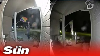 Police investigate hate crime after pride flags ripped and burned in Nebraska