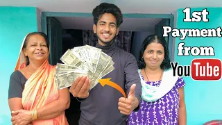 My First Payment From Youtube💵|| Kitna Income Aaya..? || Seenu Pop