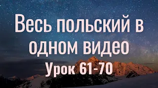 Весь польский за 100 уроков. Польские слова и фразы. Польский с нуля. Польский язык. Часть 61-70