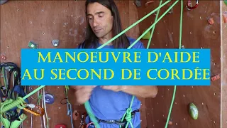 Manœuvre d'aide au second de cordée. Tutto Alpinisme 50. EVOLUTION