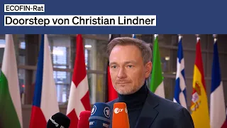 Dezember-Treffen des ECOFIN-Rats – Doorstep von Christian Lindner