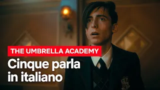 Cinque parla ITALIANO con Dolores | The Umbrella Academy | Netflix Italia