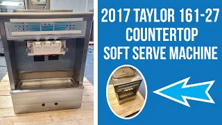 Countertop Dual Soft Serve Ice Cream Maker - 2017 Taylor 161-27