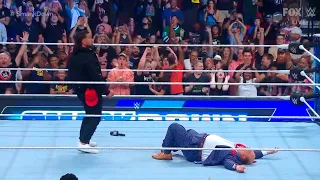 Jey Uso attacks Paul Heyman and Solo Sikoa - WWE SmackDown 7/14/2023