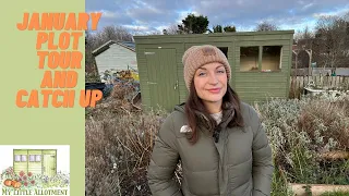 January allotment plot tour & plans 🌱