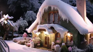 Épica Fantasía Invernal - El Encanto Mágico de la Casita de Nieve