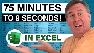 Processo di Excel da 75 minuti a 13 secondi - Episodio 2523