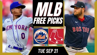 Free MLB Picks | Mets vs Red Sox Prediction (9/21/21) | MLB Betting Tips