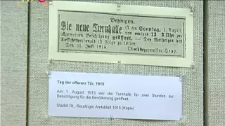 RTF.1-Nachrichten: Vitrinen-Ausstellung 100 Jahre Betzinger-Kemmler-Halle