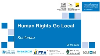 (Deutsche Version) 2022 Konferenz: Human Rights Go Local – What Works (8. Februar 2022)