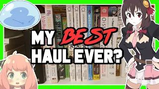 My Best Manga Haul Yet!? June 2021 Manga Haul