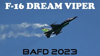 F-16 DREAM VIPER Display at BELGIAN AIRFORCE DAYS 2023 Spottersday Kleine-Brogel Airbase