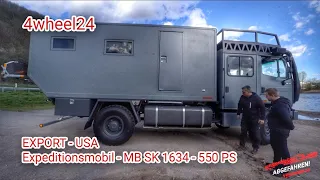 Dramatisch zu viel Leistung! - Das Expeditionsmobil - MB SK 1634 - 550 PS - sure only by 4wheel24