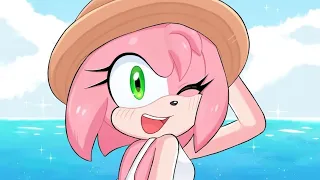 Sonic & Amy "Una Mañana Por la Playa" | Sonamy Cómic-Dub | Legacy of CHAOS