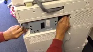 How to install fax unit for Xerox Workcentre 7120 / 7125 / 7220 / 7225