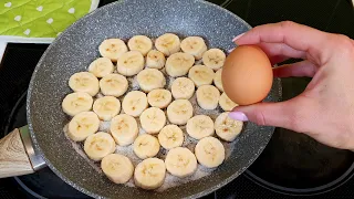 Bananenkuchen in einer Pfanne Das berühmte Rezept mit 1 Ei