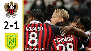 Nice vs Nantes 2-1 Extended Highlights & All Goals 2022 HD