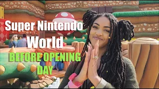 [Vlog] We Traveled to Super Nintendo World BEFORE IT OPENED