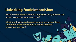 Unlocking feminist activism - Interactive sessions - ENGLISH
